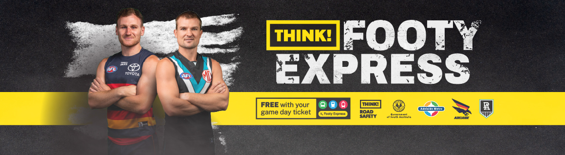 THINK! Footy Express: Free with your game day ticket!