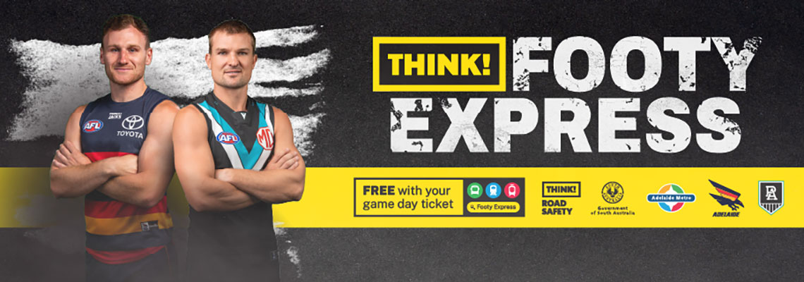 THINK! Footy Express: Free with your game day ticket!